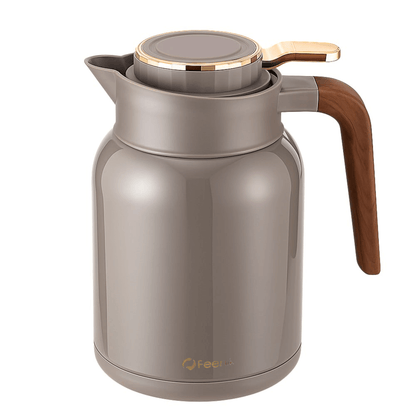 Termo Térmico Feenik 2.0l Bebidas Calientes Frías Acero Inoxidable