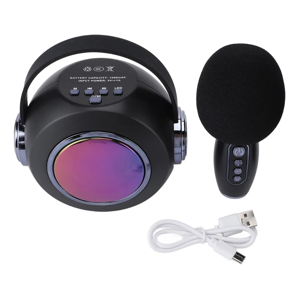 Set Karaoke Para Niños Bluetooth Inalámbrico Micrófono