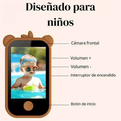 Cámara Celular Digital Infantil Para Niños Táctil Portátil