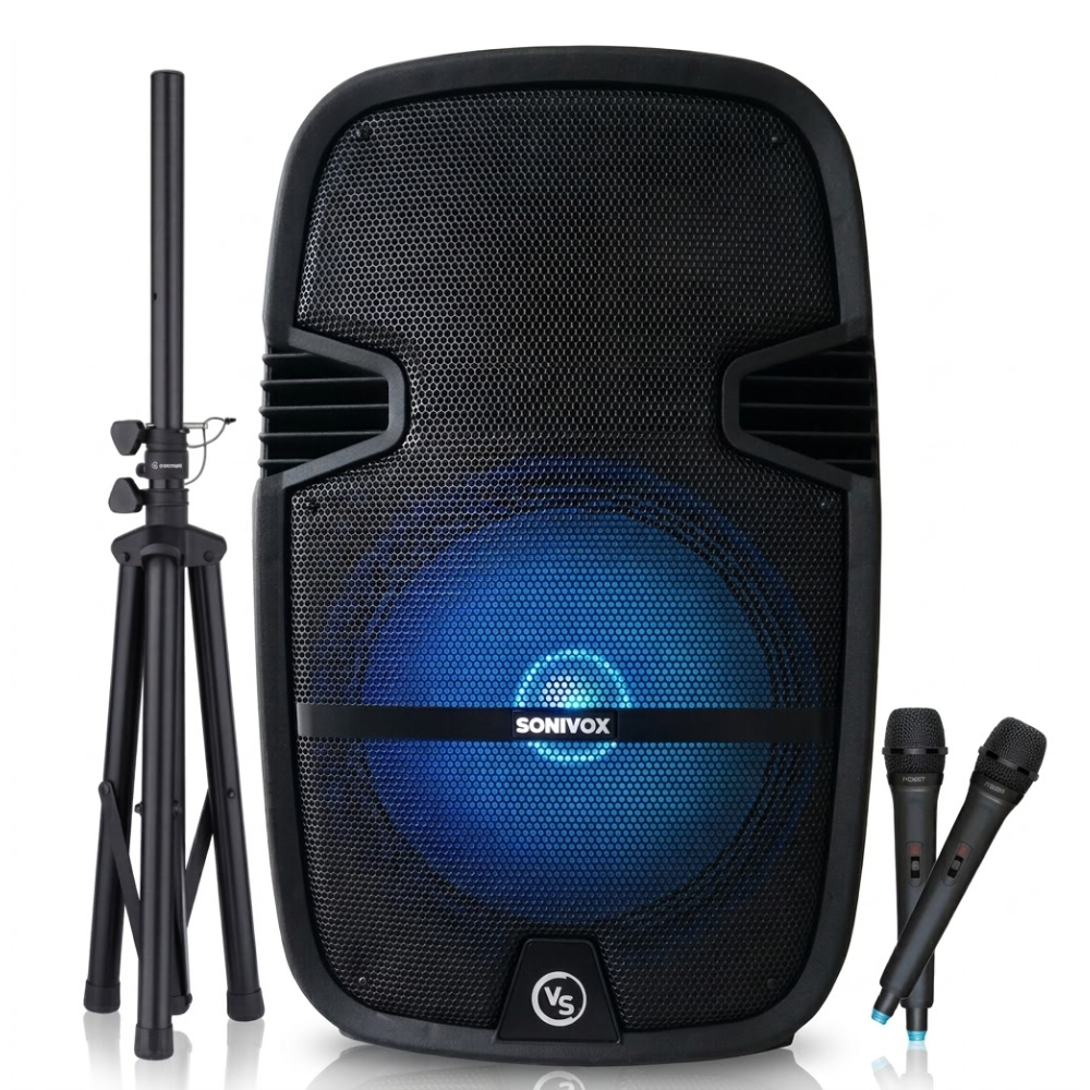 Cabina De Sonido Profesional 15in Recargable Sonivox VS-SS1987