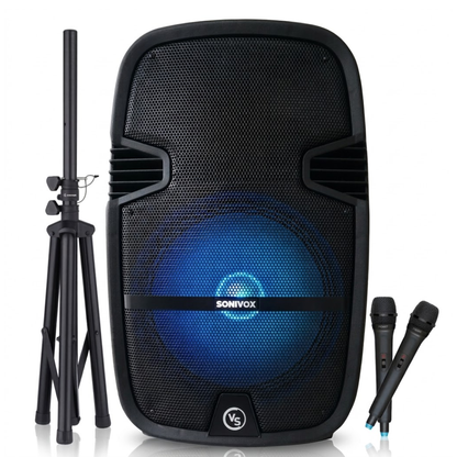 Cabina De Sonido Profesional 15in Recargable Sonivox VS-SS1987