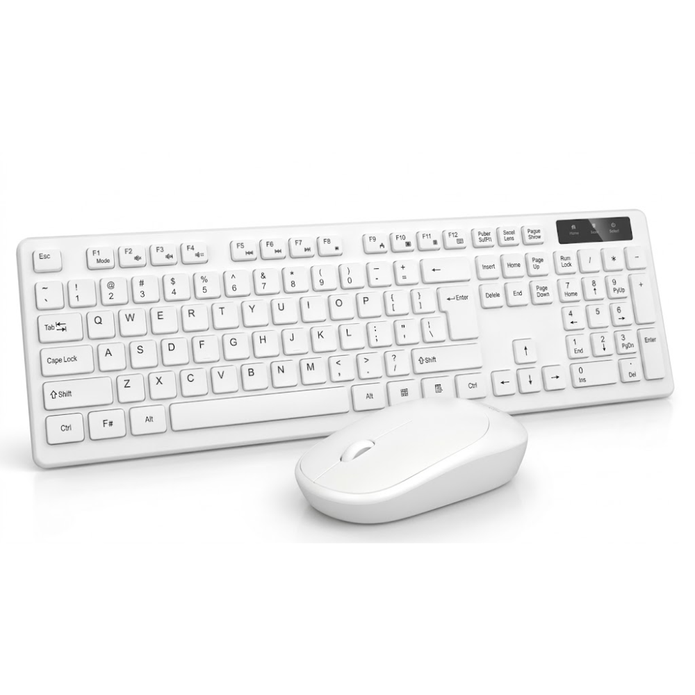 Combo Teclado Numérico Y Mouse Óptico K-06 Inalámbrico USB