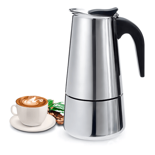 Cafetera Italiana Espresso Maker Acero Quirurgico 9 Tazas
