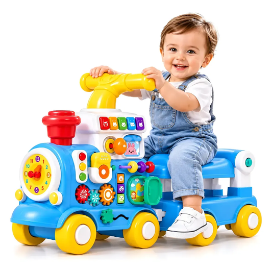 Carrito Infantil Caminador 5 En 1 Tren Didáctico Bebés Luces