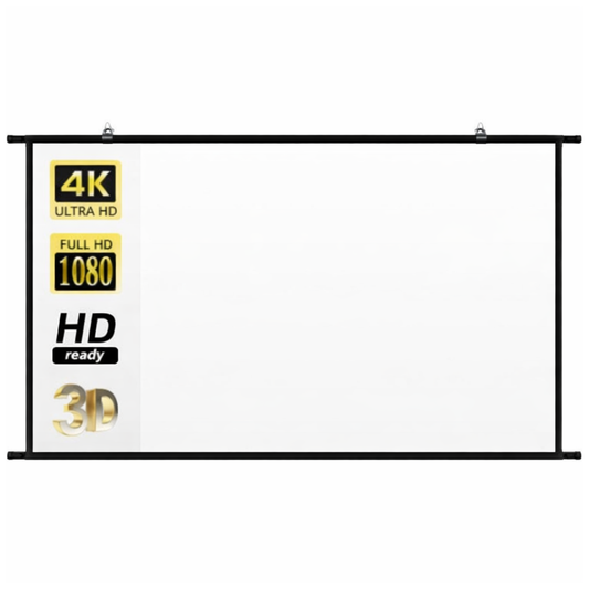 Telon De Pared Pantalla Proyector 100 Pulgadas Blanco 16:9