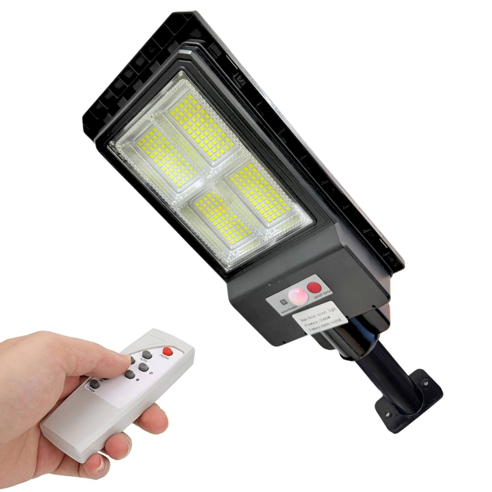 Lampara Solar Exteriores 240w Sensor De Movimiento 220 Led