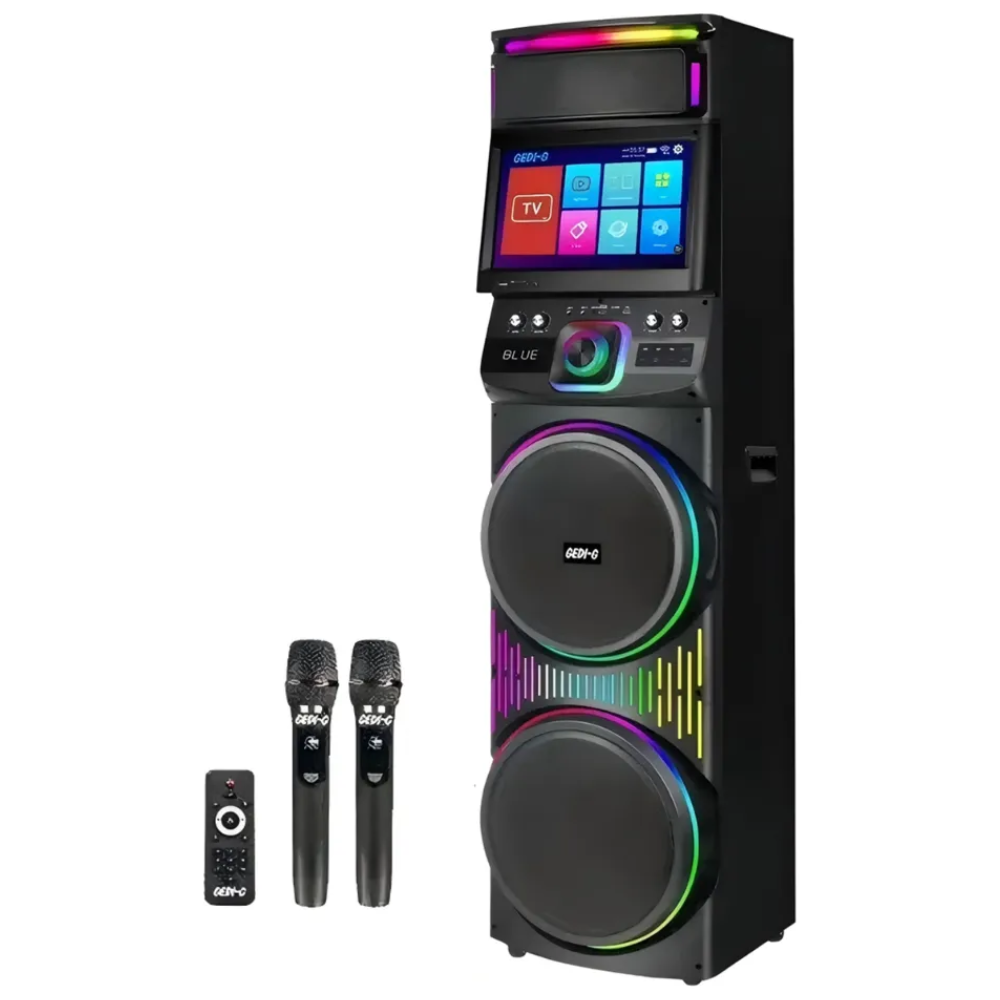 Cabina Torre Sonido Inalambrica Wifi Pantalla 15.4'' PD-1417