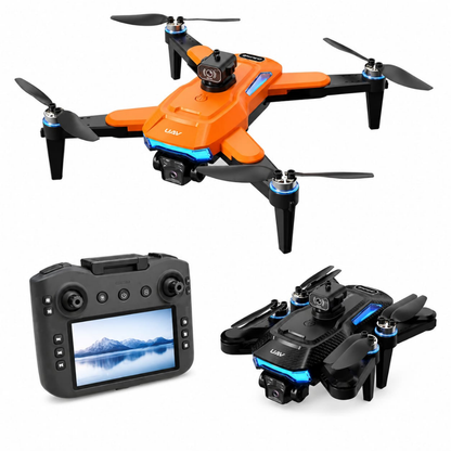 Drone 4K Wifi Dual Camara Pantalla Sensor Obstáculos J18HP
