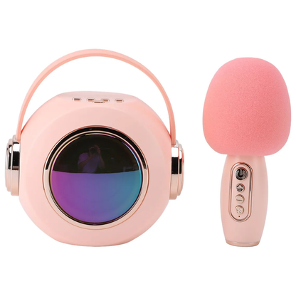 Set Karaoke Para Niños Bluetooth Inalámbrico Micrófono