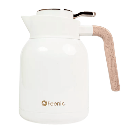 Termo Térmico Feenik 1.5l Bebidas Calientes Frías Acero Inox