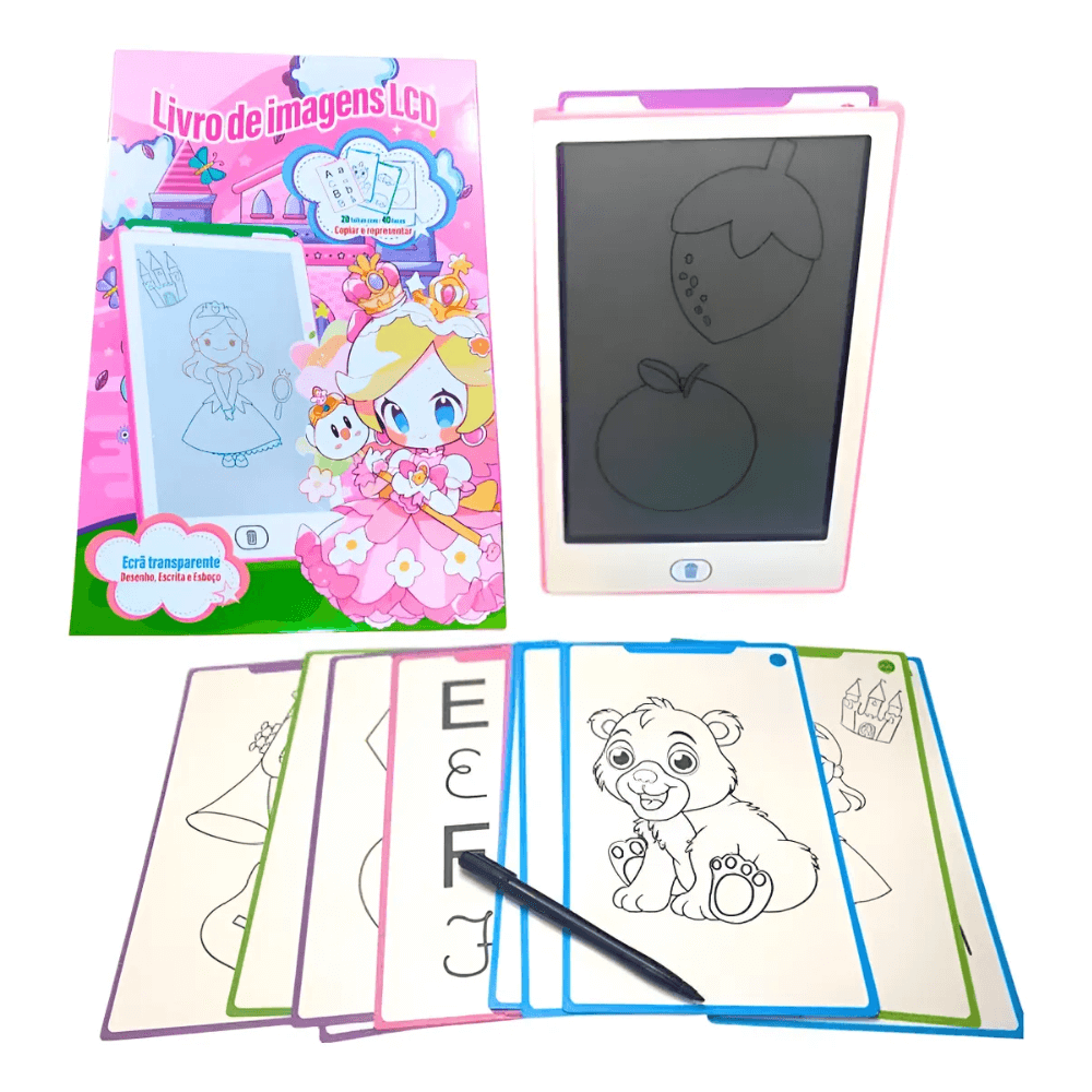 Tableta Mágica Educativa Lcd Para Niños + Plantillas