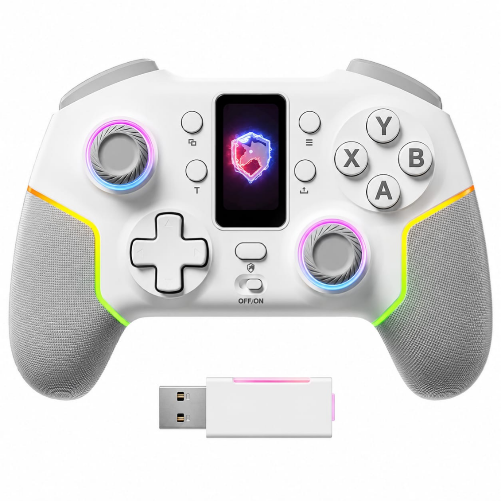 Control Bluetooth Gamer Echtpower Rgb Android, Ios Pc
