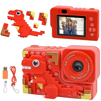 Cámara De Niños Digital Hd Figuras Armable 48px 1080p Lego