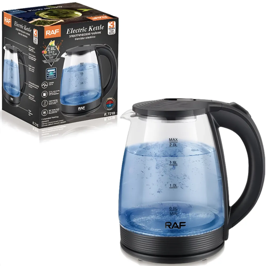 Hervidor De Agua Eléctrico Raf 2litros Base Acero Inoxidable RAF