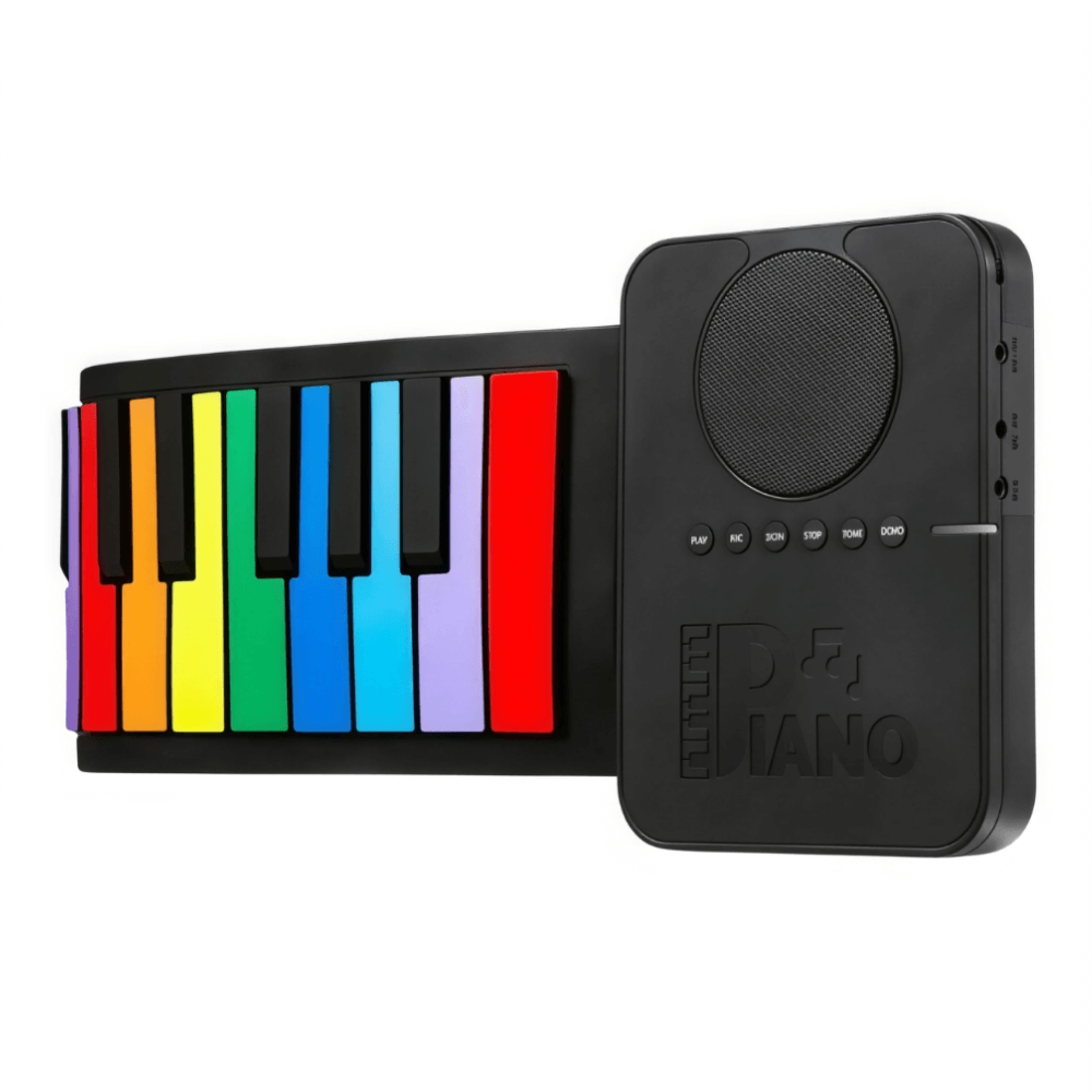 Piano Eléctrico Flexible Enrollable Portátil 37 Teclas Usb