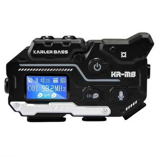 Intercomunicador Casco Moto Llamadas Bluetooth LED RGB KR-M8