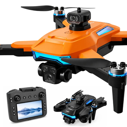 Drone 4K Wifi Dual Camara Pantalla Sensor Obstáculos J18HP