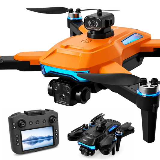 Drone 4K Wifi Dual Camara Pantalla Sensor Obstáculos J18HP
