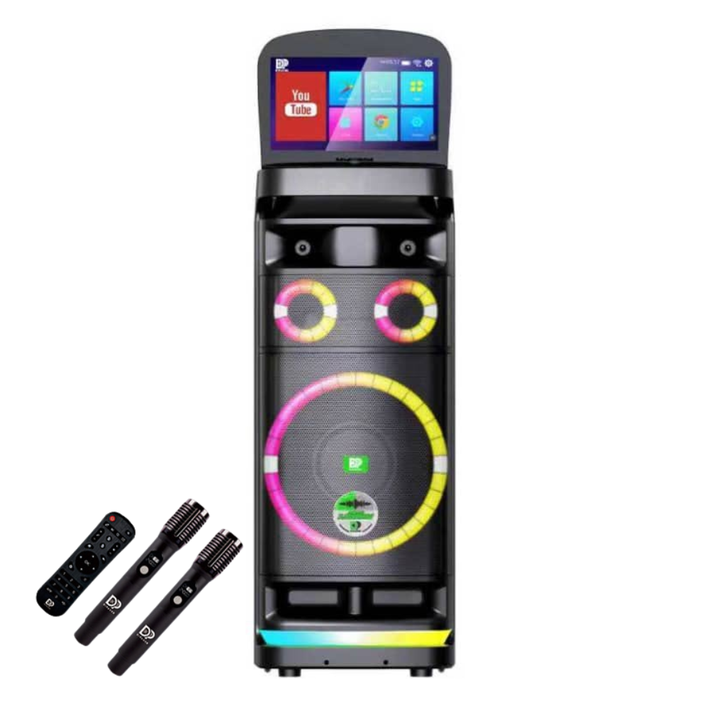 Parlante Smart Pantalla Tactil 12in Torre De Sonido Dp-1429