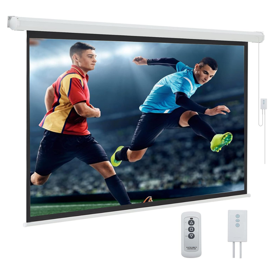 Telón Pantalla De Proyector Eléctrico 84 Pulgadas 16:9 4k/8k