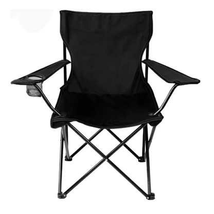 Silla Plegable De Camping Con Portavasos Para Exterioriores