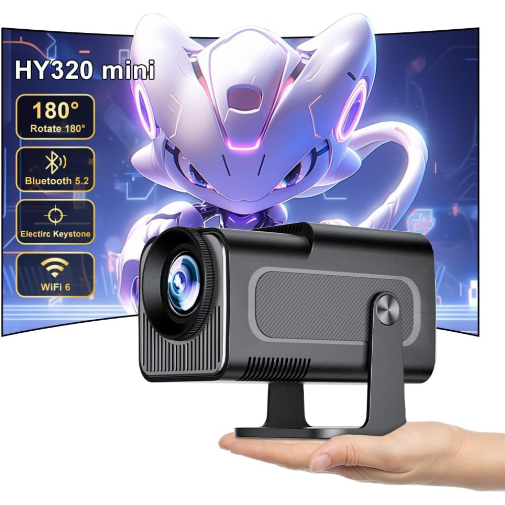 Proyector 4k Portátil Smart Hy320 Mini Android Wifi 300ansi
