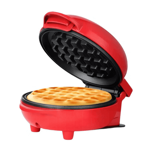 Mini Wafflera Eléctrica Doble Planchas Antiadherentes 110v