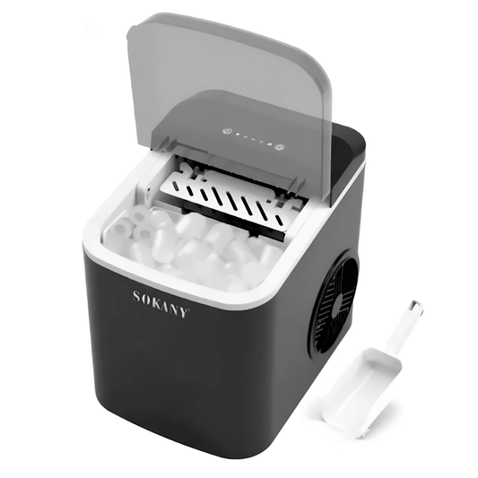 Sokany Máquina De Hacer Hielo Portátil 112w Ice Maker 26lb