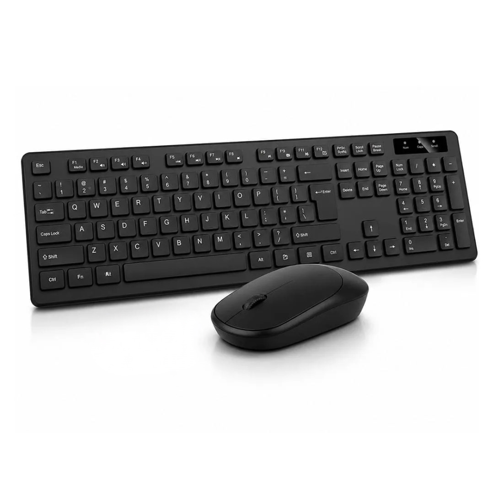 Combo Teclado Numérico Y Mouse Óptico K-06 Inalámbrico USB