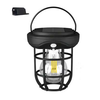 Lampara Vintage Solar Led Exterior Sensor Movimiento Cl-t66