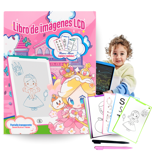 Tableta Mágica Educativa Lcd Para Niños + Plantillas