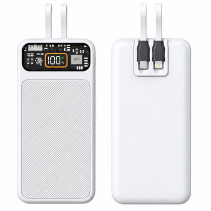 Power Bank 20.000 Mah 22.5w Carga Rapida Cable Tipoc iPhone
