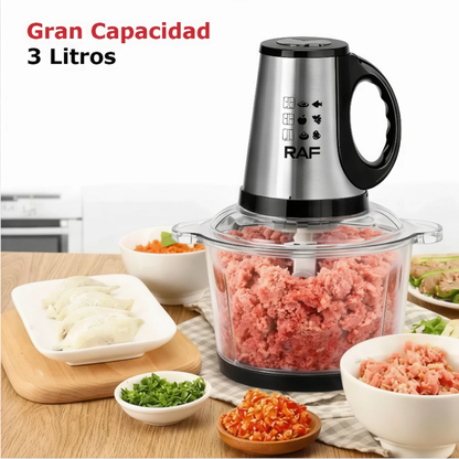 Procesador De Alimentos Raf Picatodo Eléctrico 3 Litros 300w RAF