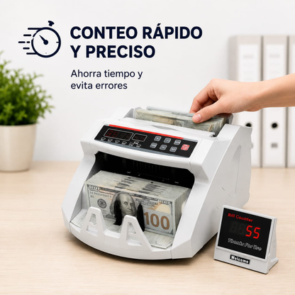 Máquina Contadora De Billetes Detector Falsos Bill Counter