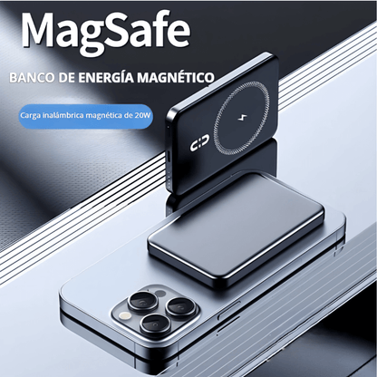 Power Bank Batería Portátil 20000mah Carga Rápida Magnética