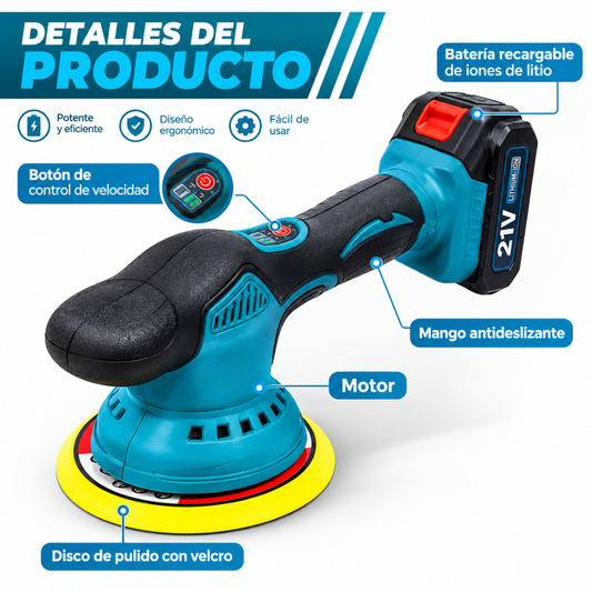 Polichadora Manual Inalámbrica Multifuncional Recargable 36V