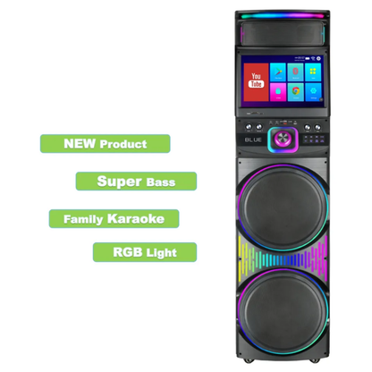 Cabina Torre Sonido Inalambrica Wifi Pantalla 15.4'' PD-1417