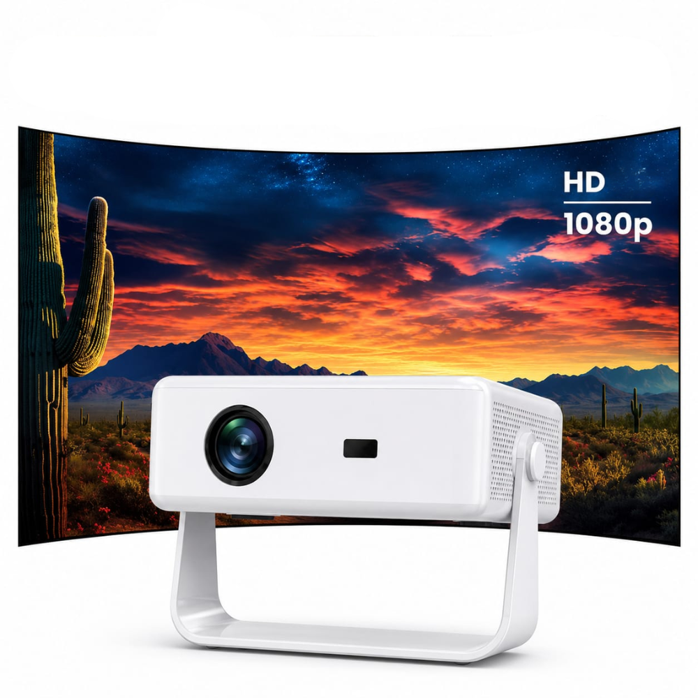 Proyector Smart Android 600 Ansi Ultra Hd Pantalla Táctil A53
