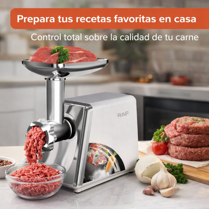 Molino Electrico RAF Procesador Picador De Carnes 2500w