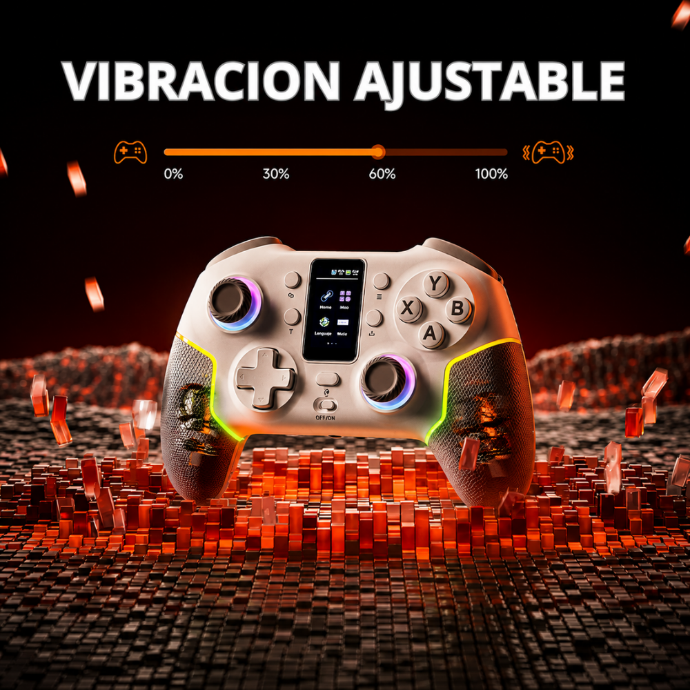 Control Bluetooth Gamer Echtpower Rgb Android, Ios Pc