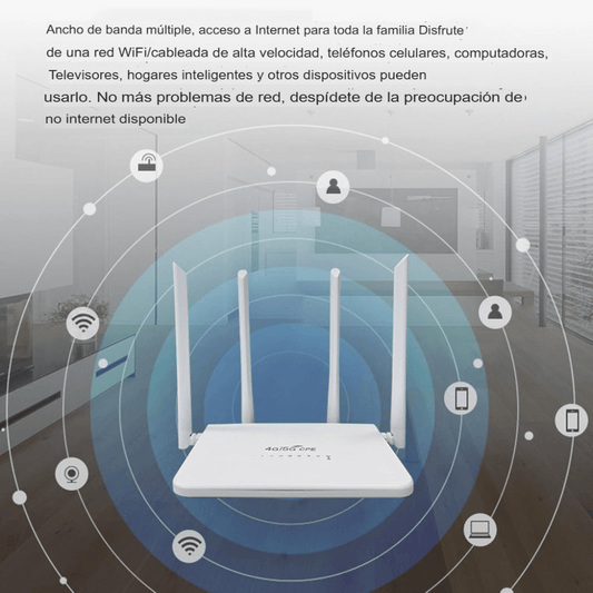 Módem Router Inalambrico 4g Lte Cpe Tarjeta Sim 300mbps Wifi