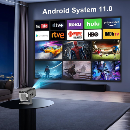 Proyector 4k Portátil Smart Hy320 Mini Android Wifi 300ansi