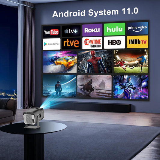 Proyector 4k Portátil Smart Hy320 Mini Android Wifi 300ansi