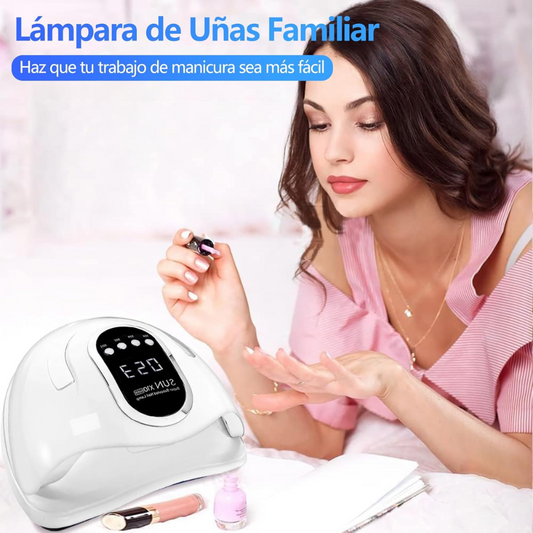 Lámpara De Uñas 280W 45 LED Secadora Semipermanentes Sun X10 MAX