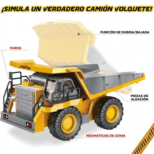 Carro Volqueta Control Remoto 9 Canales 2.4Ghz Con Luces LED