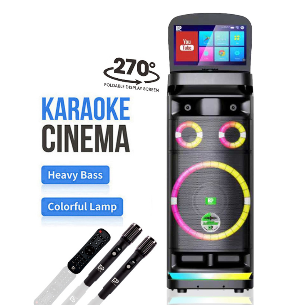 Parlante Smart Pantalla Tactil 12in Torre De Sonido Dp-1429
