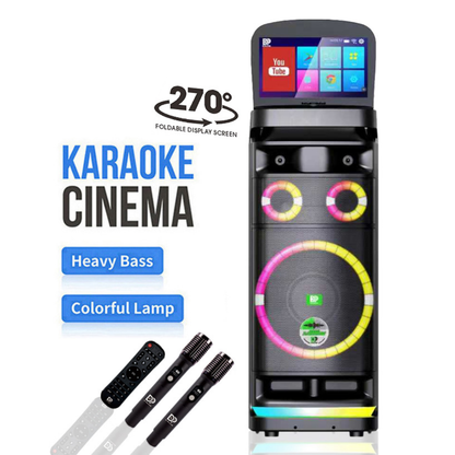 Parlante Smart Pantalla Tactil 12in Torre De Sonido Dp-1429