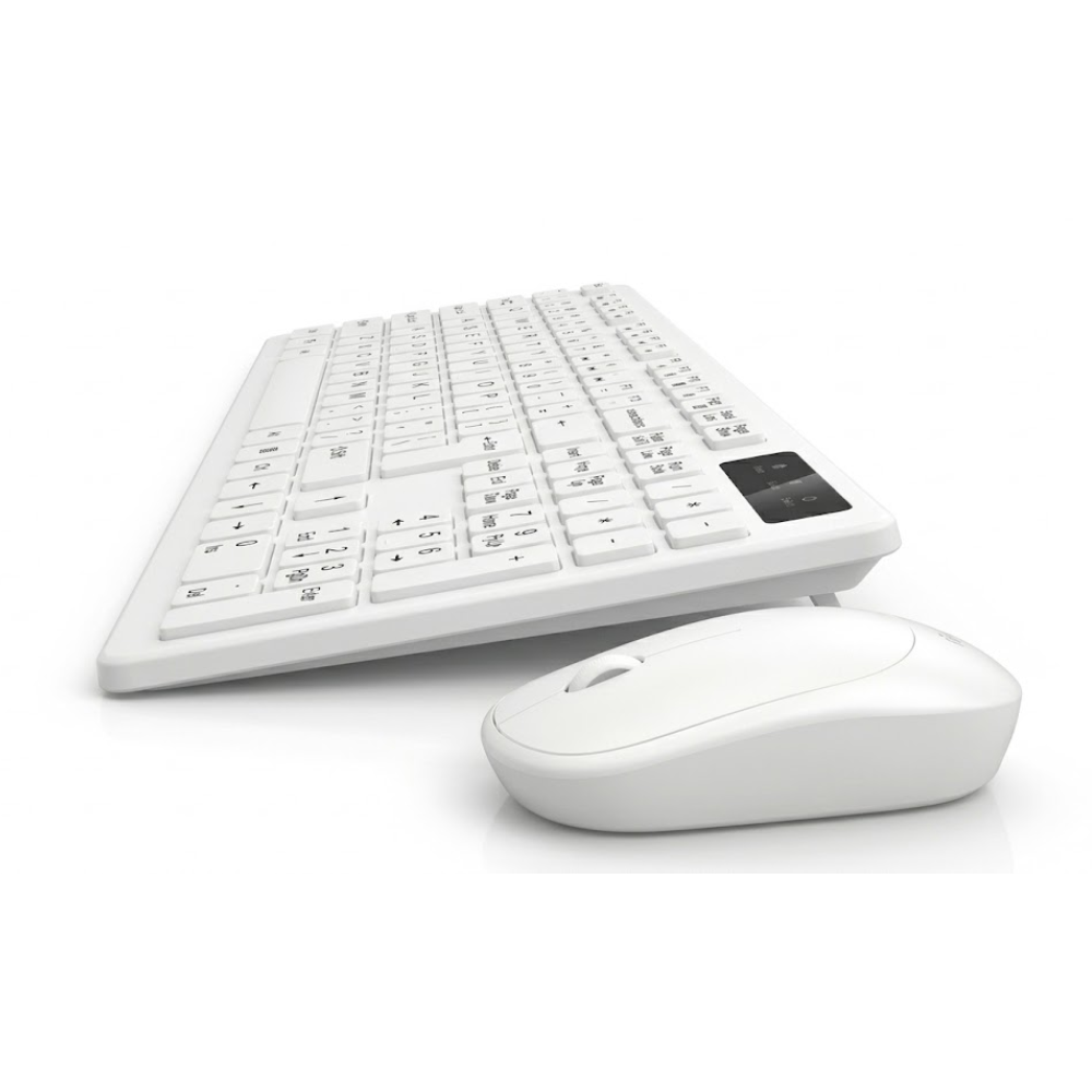 Combo Teclado Numérico Y Mouse Óptico K-06 Inalámbrico USB