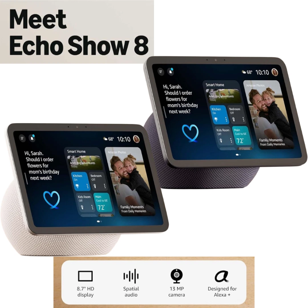 Amazon Echo Show 8 4ta Generacion Pantalla HD de 8.7inch Alexa