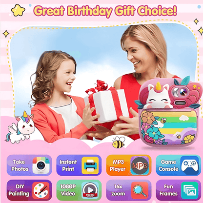 Cámara Instantánea Térmica Digital Fotos Videos 1080p Niños